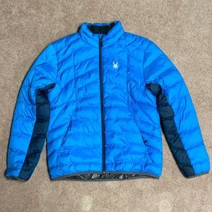 Spyder Men’s Large Blue Puffer Jacket/Coat - Like New